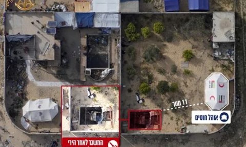 המשגר לאחר הירי שבומע לשטח הארץ [צילום: דובר צה"ל]