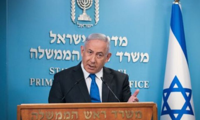 נתניהו. כחול לבן אשמים [צילום: יונתן זינדל/פלאש 90]