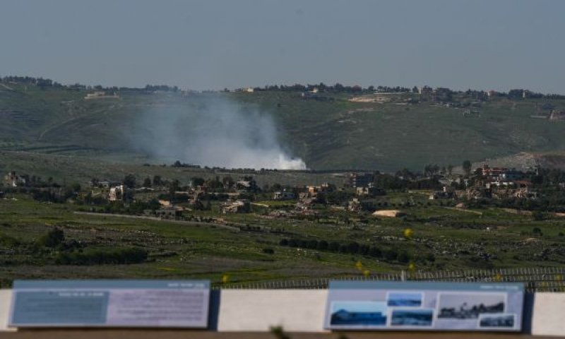 עשן מתקיפת צה"ל בלבנון [צילום: אייל מרגולין/פלאש 90]