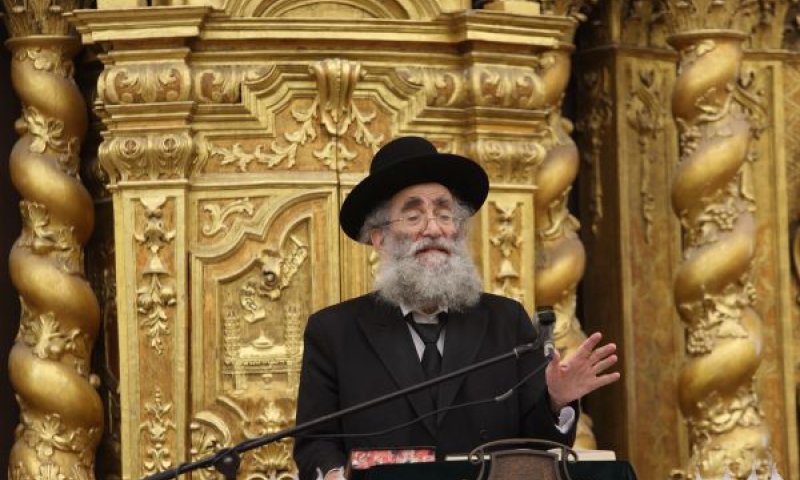 הרב מרקוביץ. אין הנחות &ndash; יש הוצאות [צילום: יעקב נעמי/פלאש 90]