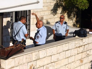 זירת הרצח בארמון הנציב [צילום: פלאש 90]