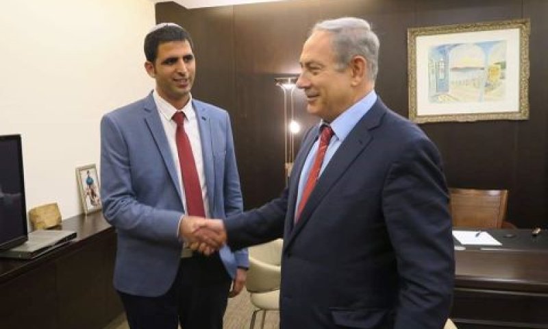 בנימין נתניהו בפגישה עם שלמה קרעי
