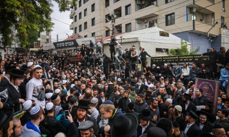 ההילולה באומן אשתקד [צילום: חיים גולדברג/פלאש 90]