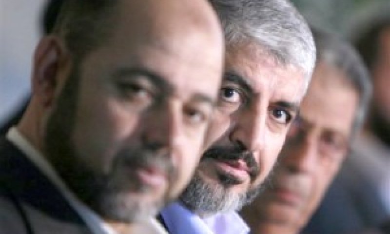 מנהיגי חמאס משעל ואבו מרזוק [צילום: AP]