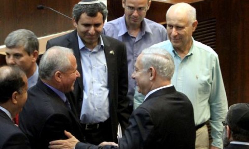 דיכטר ונתניהו לאחר ההשבעה [צילום: פלאש 90]