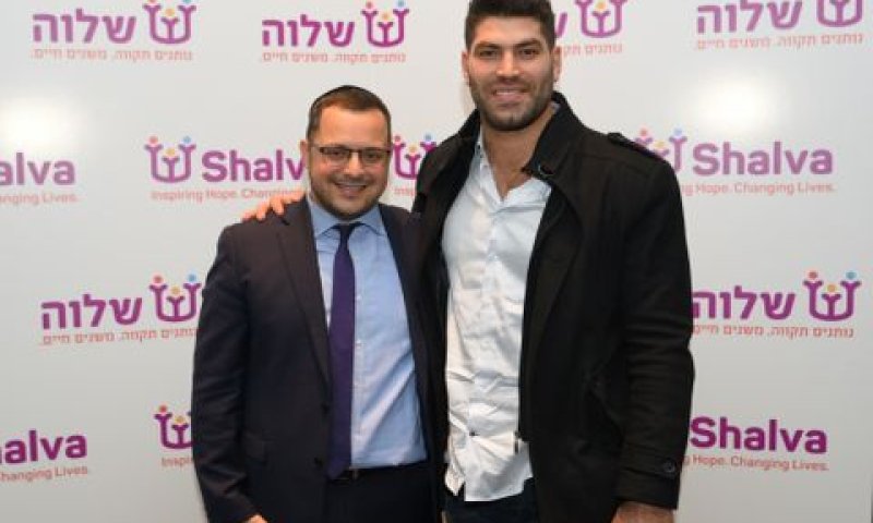 אורי ששון, אבי סמואלס יו"ר שלוה [צילום: נעם סלח]