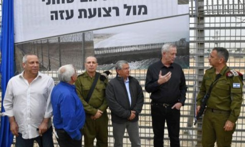 המכשול סביב רצועת עזה [צילום: טל עוז / משרד הביטחון]