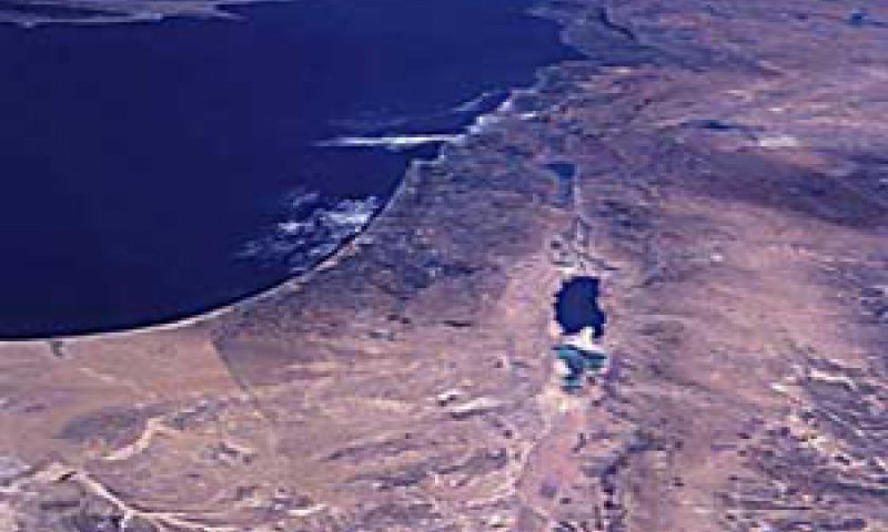 ישראל מהחלל. תמונות מפורטות מאלה נאסרו על טורקיה [צילום: סוכנות החלל האמריקנית]