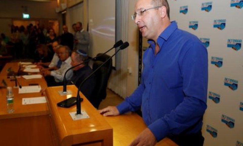 ניסנקורן. שרירים לקראת הבחירות [צילום: דניאל בר און דוברות ההסתדרות ]
