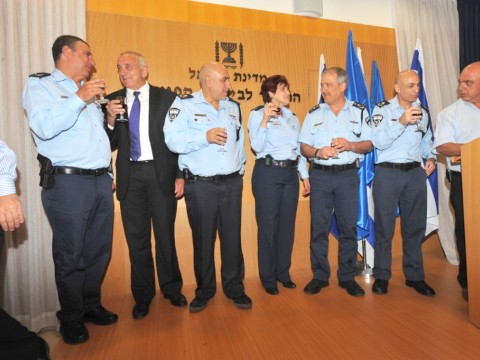 בטקס קבלת הדרגות [צילום: דובר המשטרה]