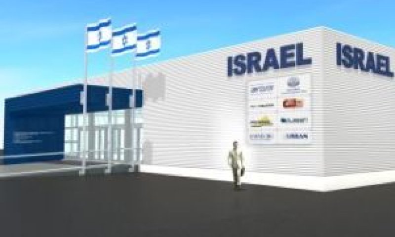 הדמיית הביתן הישראלי בסלון האווירי בלה-בורז'ה