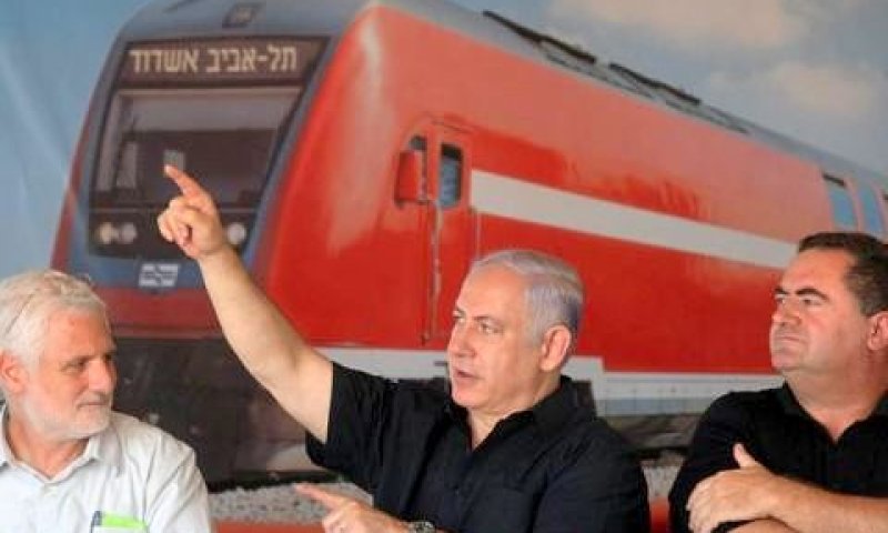 ישראל כ''ץ, בנימין נתניהו, דן הראל [צילום: לע"מ]