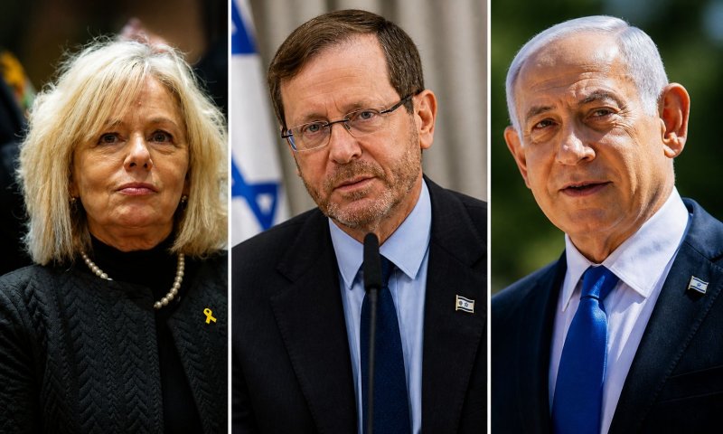נתניהו, הרצוג, מיארה. מו"מ משולש? [צילום: פלאש90]