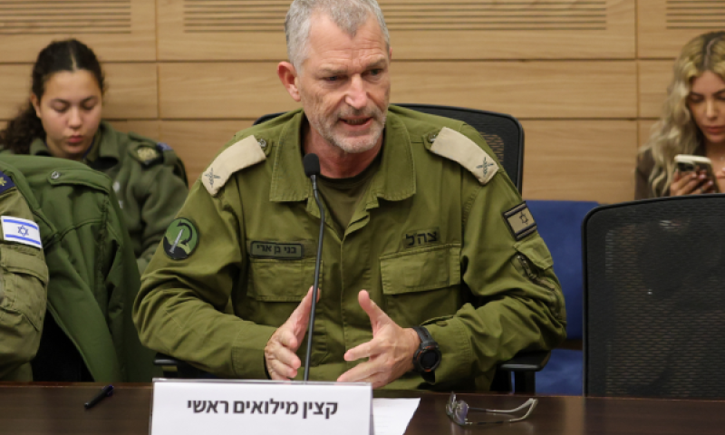 קצין מילואים ראשי, תא"ל בני בן ארי. "התוכניות תלויות בהערכת המצב המבצעית" [צילום: דני שם טוב, דוברות הכנסת]