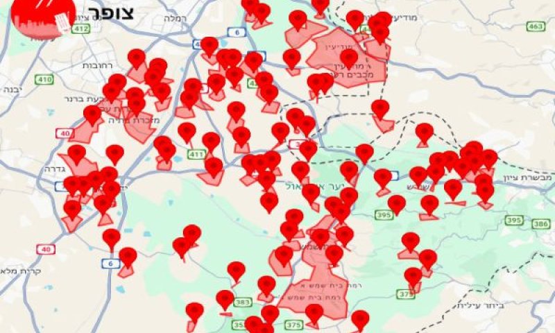 מפת ההתרעות