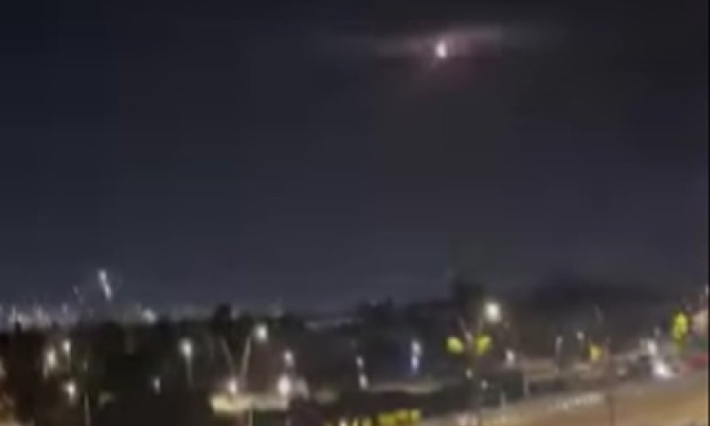 שיגור הטיל המיירט, אמש [צילום: שימוש לפי סעיף 27א]