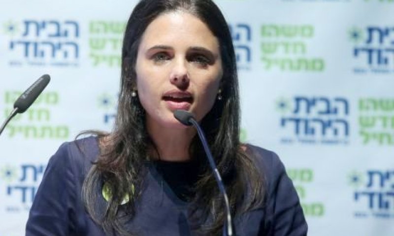 שקד. ללא ראשות הועדה למינוי דיינים [צילום: פלאש 90]