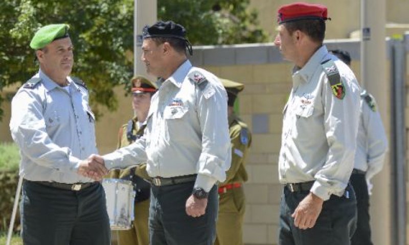 טקס החלפת מפקד עוצבת "שועלי האש" [צילום: דובר צה"ל]