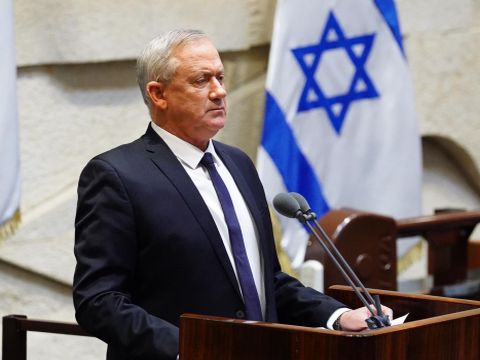 גנץ. לבנות אמון ופיוס [צילום: דוברות הכנסת, עדינה ולמן]
