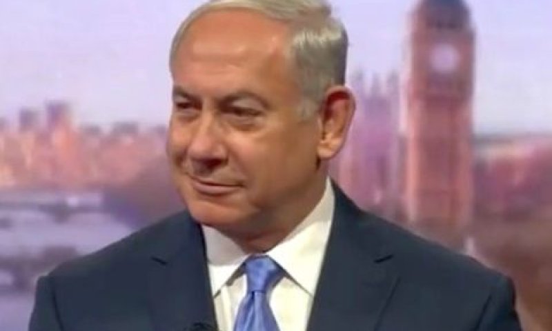 בנימין נתניהו בראיון [צילום: רשות השידור הבריטית - BBC]