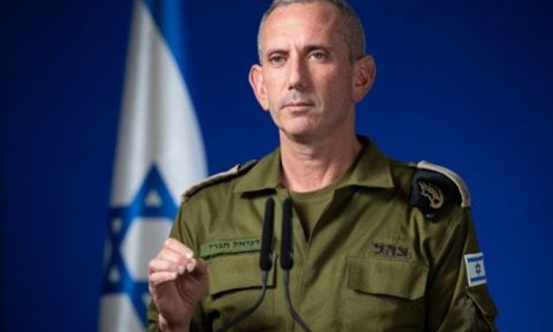 הגרי. התייצב מול הציבור כשנתניהו נמנע מכך [צילום: דובר צה"ל]