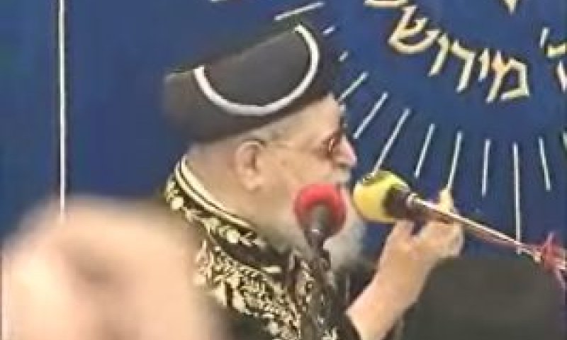 הרב עובדיה. קיצוני?