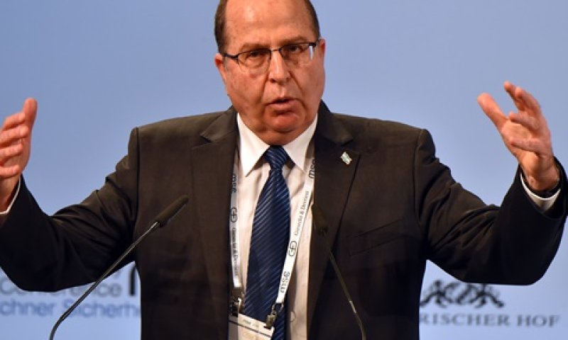 יעלון. אין קשר לפלשתינים [צילום: אריאל חרמוני, משרד הביטחון]