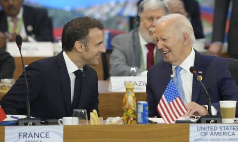 ביידן ומקרון. הכרזה מחר? [צילום: ארלדו פרס/AP]