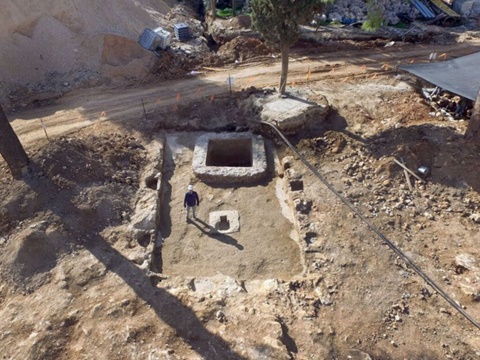 בית הגתות שהתגלה בשנלר [צילום: באדיבות רשות העתיקות]