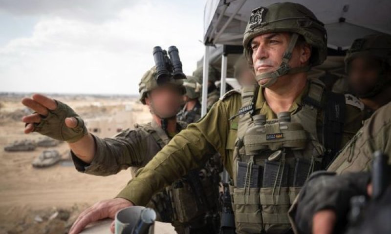 רא"ל זמיר בעזה [צילום: דובר צה"ל]