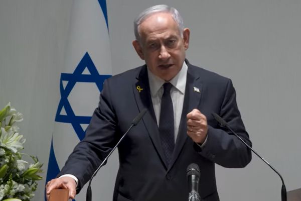 נתניהו. "הוא נרצח משום שדיבר אמת" [צילום: לע"מ]