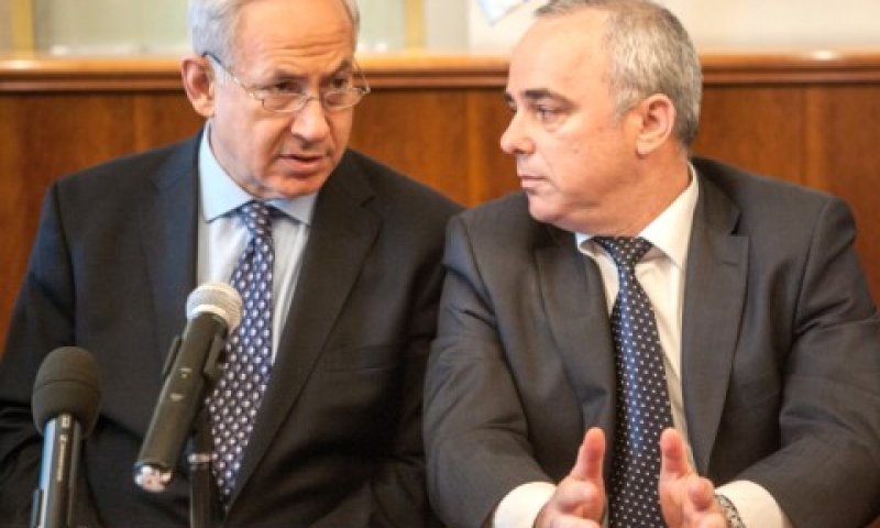 שטייניץ ונתניהו. הפעילות במשק מאטה [צילום: פלאש 90]