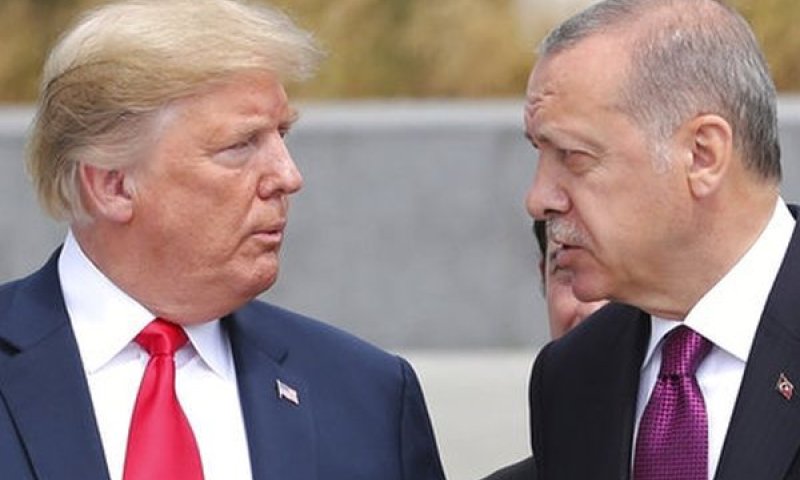 ארדואן, טראמפ. עסקת מטוסים בדרך [צילום: AP]