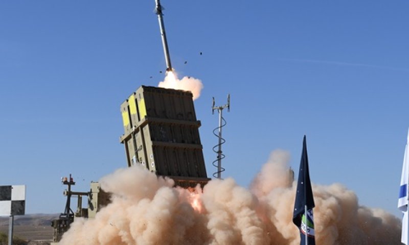 כיפת ברזל. הוצגה לראשונה ב-2010 [צילום: מנהלת חומה במפא"ת, משרד הביטחון]