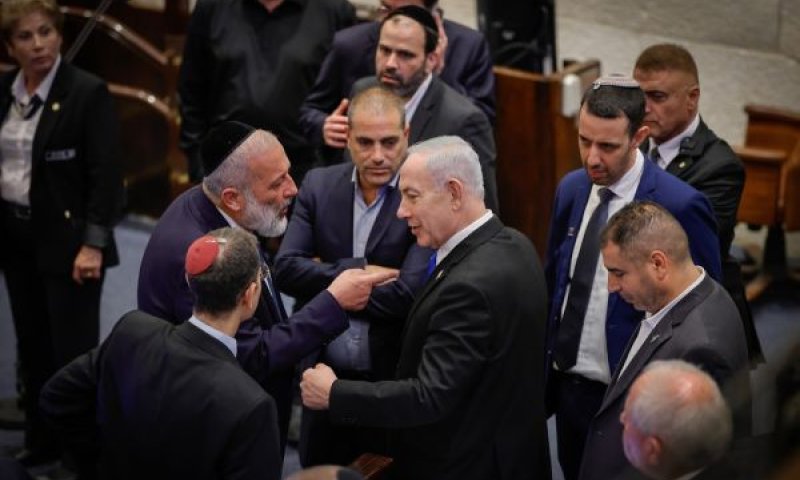 נתניהו מבטיח חוק גיוס מלא [צילום: נועם מושקוביץ/דוברות הכנסת]