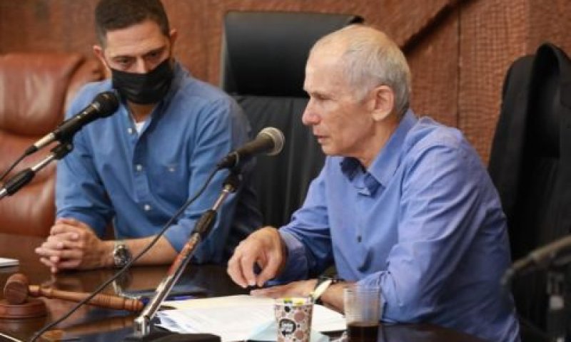 ברלב בפגישה עם ראש העיר של באר שעבר