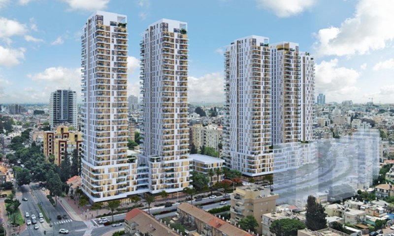המגדלים המתוכננים ברמת ורבר [צילום: אורבך הלוי אדריכלים]
