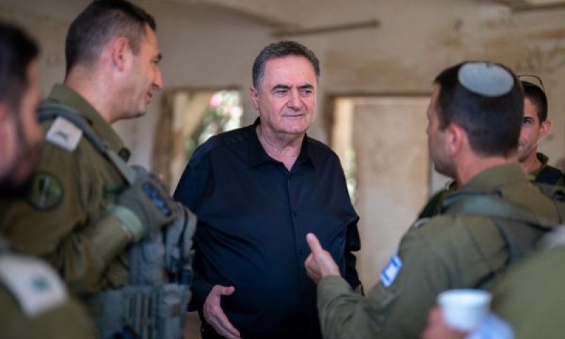 כ"ץ תוקף את צרפת: "הכרה במדינה פלשתינית? הנייר שלכם ייזרק לפח ההיסטוריה"[צילום: אריאל חרמוני]