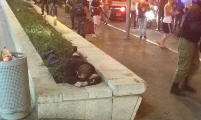 זירת הפיגוע ברחוב ירמיהו