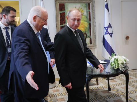 פוטין בבית הנשיא בירושלים [צילום: הדס פרוש/פלאש 90]