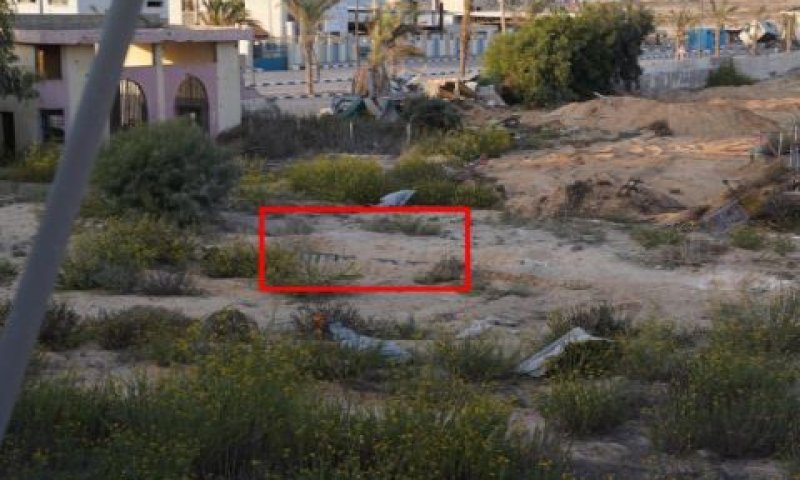 בורות השיגור בגן השעשועים [צילום: דובר צה"ל]