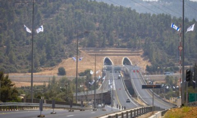 הכביש החדש [צילום: אוליביה פיטוסי/פלאש 90]