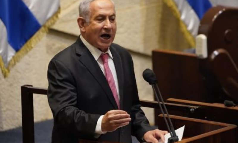 נתניהו במליאה. "המידע שיימסר - יודלף לתקשורת" [צילום: דני שם-טוב/דוברות הכנסת]