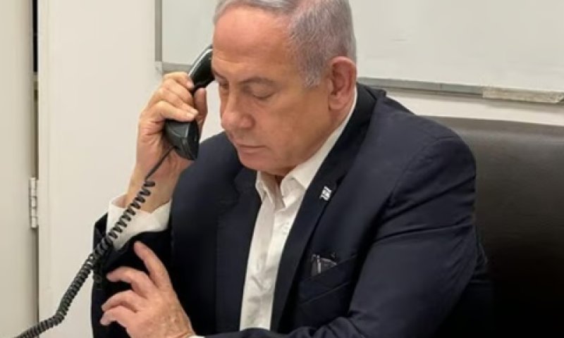 ראש הממשלה נתניהו באחת משיחותיו עם הנשיא האמריקני [צילום: דוברות ראש הממשלה]