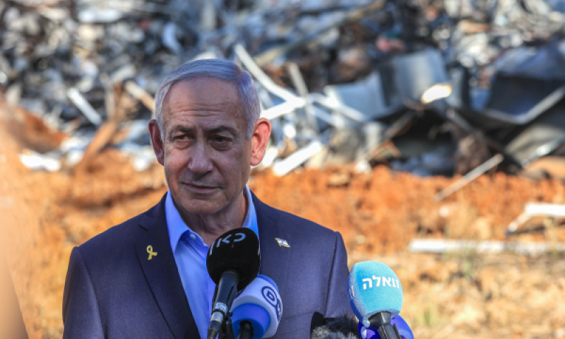 נתניהו. "נגיב על כל הפרה של הפסקת האש" [צילום: איתי רון/פול/פלאש 90]