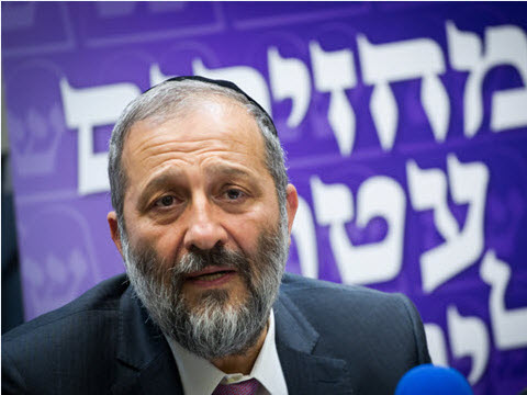השר אריה דרעי [צילום: מרים אלסטר/פלאש 90]