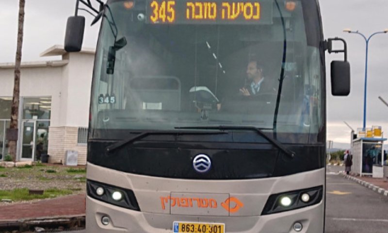 קו 345 ש מטרופולין. בצמרת התלונות [צילום: אברהם שטרן]