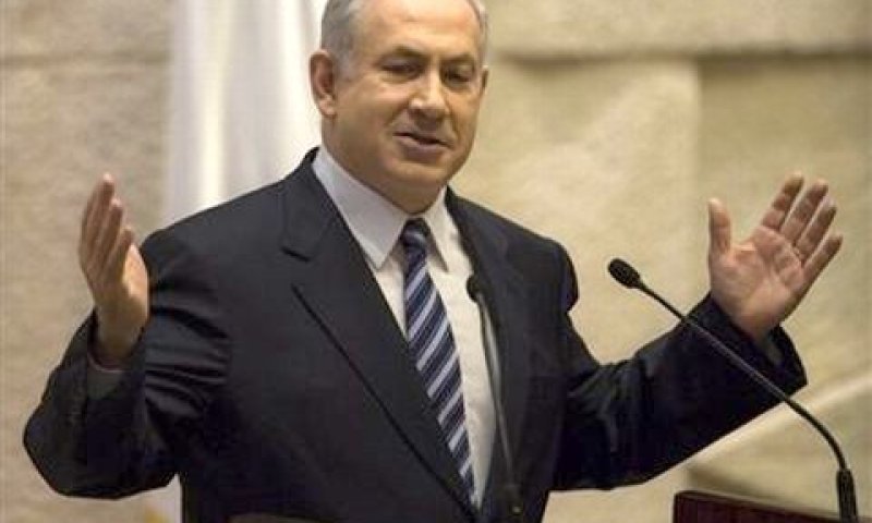 נתניהו בפתיחת מושב החורף בכנסת [צילום: AP]