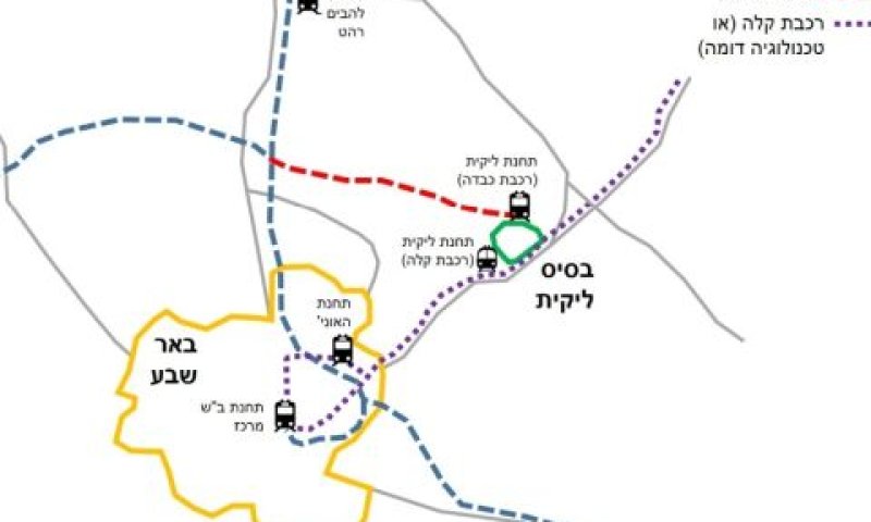 מפת התנועה החדשה שתוקם