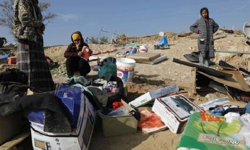 ההריסות באום אל חיראן [צילום: צפריר אביוב/AP]
